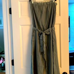 Great condition strapless jumpsuit